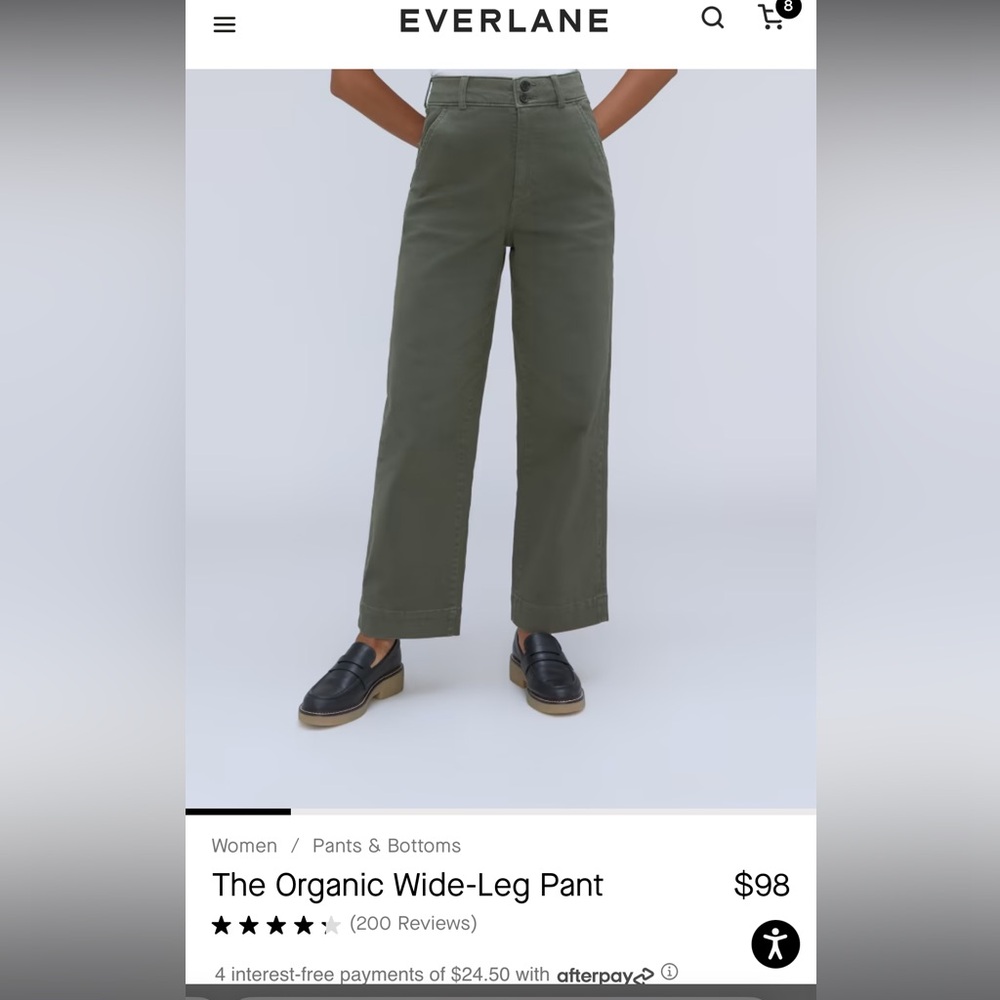 Everlane Wide Leg Pant